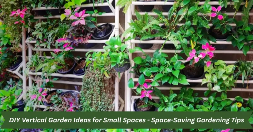 diy vertical garden ideas for small spaces space saving gardening tips
