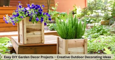 easy diy garden decor projects
