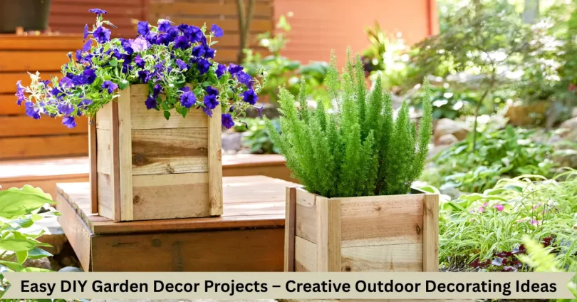 easy diy garden decor projects