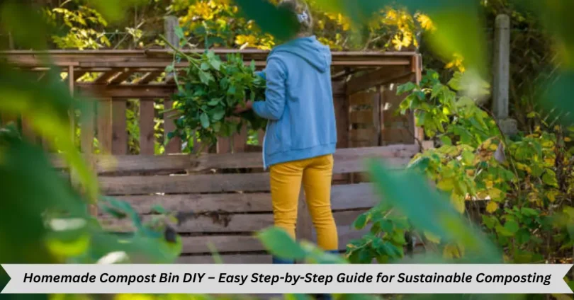 homemade compost bin diy easy step by step guide for sustainable composting